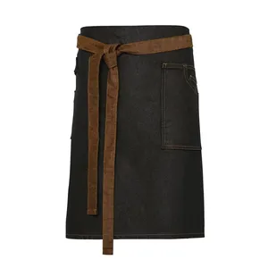 Custom Merchandising Division Waxed Look <b>Denim</b> <b>Apron</b> - Product Image 4