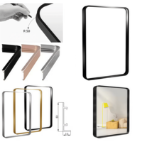 Cadres photo personnalisables A4, 16K, 8K, A3 – Cadres en métal aluminium brossé à clipser pour affiches – Cadres en aluminium anodisé