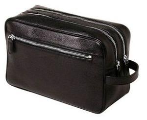 Nueva bolsa de cosméticos de cuero ecológica Bolsa de cosméticos de lujo negra - Product Image 2