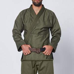 Uniforme de Karate verde de artes marciales, conjunto personalizado de la mejor calidad, nuevo diseño, Color sólido de alta calidad, ropa deportiva de todos los tamaños, arte marcial - Product Image 2