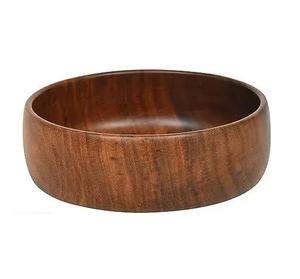 Precio al por mayor Venta caliente Cuenco de madera Ensaladera decorativa Diseño de tamaño personalizado Cuenco de fruta Vajilla Utensilios de cocina decorativos - Product Image 6