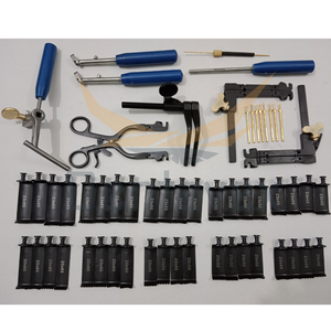 ชุดดึงการผ่าตัด, ใบมีด60ใบ, เครื่องมือทันตกรรม, เครื่องมือไทเทเนียม, ชุดผ่าตัดขนาดเล็ก, ที่หนีบ, ขนาดใบมีดไขควง - Product Image 1