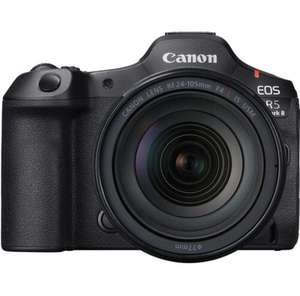 Appareil photo hybride 100% dernier cri R- EOS R5 Mark II avec objectif 24-105 mm F/4, double écran, détection de visage, stabilisation d'image - Product Image 1
