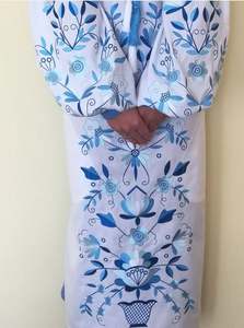 Bohemian Embroidery Ukrainian <b>Long</b> <b>Dresses</b> <b>With</b> Full <b>Sleeves</b> Women's Clothing for Winter <b>Dresses</b> Ukrainian Embroidered Bohemian - Product Image 5