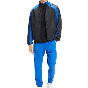 Conjunto de Chaqueta y Pantalón Cortavientos de Estilo Sencillo y Fácil de Usar para Actividades al Aire Libre - Product Image 1