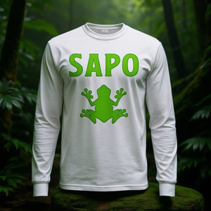 Sapo <b>Frog</b> Long Sleeve T-Shirt Kambo Ceremony <b>Clothing</b> Promotional Product - Product Image 3