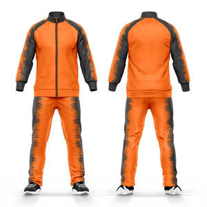 Conjunto Deportivo Unisex al por Mayor OEM, Chándal de Invierno 100% Poliéster con Cremallera, Dos Piezas, Logotipo Impreso por Sublimación Personalizado, Transpirable - Product Image 1