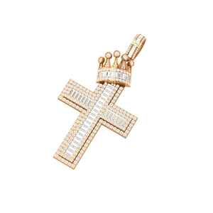 Fashionable 925 Silver Diamond Peace Pendant Sleek Modern <b>Necklace</b> for <b>Men</b> Women Casual Everyday Streetwear Jewelry - Product Image 1