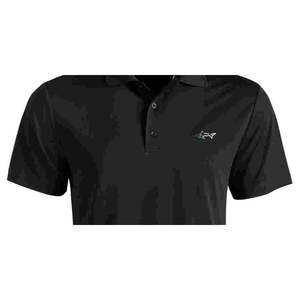 Greg Norman's Attack Life 5 Iron Solid per Polo Charcoal 6XL, 100% Poliestere, Lavorato a Maglia, a Righe, con Cerniera, Confortevole, ODM, Taglia Piccola - Product Image 2