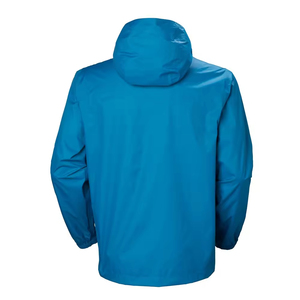 Chaqueta Impermeable de Lona de Alta Calidad para Hombre, con Cuello Alto, Capucha, Cortavientos, para Deportes al Aire Libre y Senderismo - Product Image 3