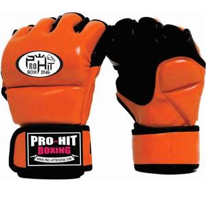 Gants et mitaines d'arts martiaux mixtes Gants en cuir MMA à demi-doigts Gants en cuir MMA durables personnalisables - Product Image 1