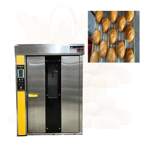 Competitive Price Commercial Bread Oven 32 Trays With Trolley Stainless Steel <b>Rotary</b> Oven Electric Ovens Kien an Vietnam - Product Image 1