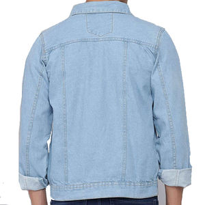 Chaqueta de mezclilla de estilo callejero hecha a medida 100% algodón nuevo diseño hecho a mano de moda para invierno - Product Image 2