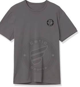 Camiseta de algodón de alta calidad para hombre Camiseta extragrande de peso pesado en blanco Impresión Popular para hombre con logotipo personalizado - Product Image 1