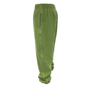 Pantalones Cargo personalizados para hombre con bolsillos laterales, pantalones informales con cordón de Color sólido para hombre, pantalones de Fitness para hombre, pantalones Cargo, pantalones para hombre - Product Image 3