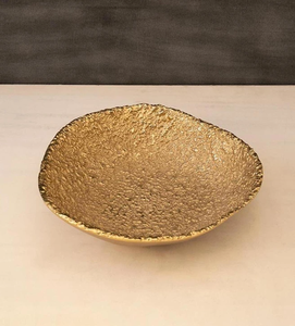 Plato de servicio de metal dorado decorativo de nuevo diseño, vajilla, aperitivos - Product Image 6