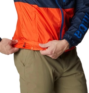 Chaqueta Cortavientos Impermeable con Capucha y Cremallera para Hombre, Ropa Deportiva Transpirable, Chaqueta Cortavientos Informal con Cuello Alto para Verano - Product Image 4