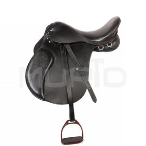 Selle de dressage confortable personnalisée de haute qualité en cuir anglais pour le saut d'obstacles équestre, arbre en bois, directement du Pakistan - Product Image 2