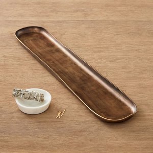 Plateau de service élégant en aluminium plaqué argent, fait à la main, personnalisé pour la maison, la cuisine, la vaisselle, finition polie, passe au lave-vaisselle - Product Image 1