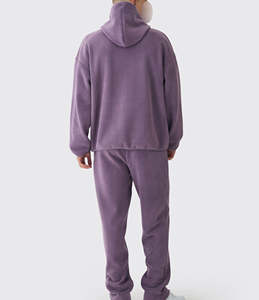 Venta al por mayor de chándal de 100% algodón con diseño personalizado para hombre, chándal deportivo para hombre, chándal deportivo cortavientos de invierno para hombre - Product Image 2