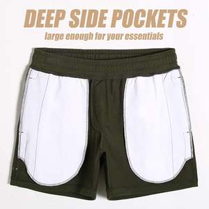 High Quality Retro <b>Camo</b> Printed Sublimation Mesh 100% Polyester <b>Men's</b> <b>Shorts</b> Custom Logo Sublimation Casual Custom Mesh <b>Shorts</b> - Product Image 3