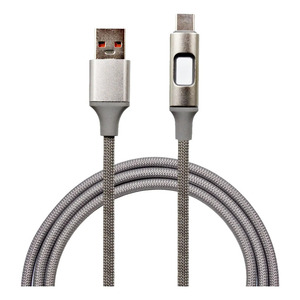 Cle USB <b>Type</b>-<b>C</b> <b>Fast</b> <b>Charging</b> Data Transfer 1m LED Light - Assorted Colors - Product Image 1