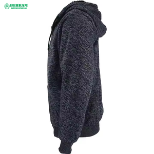 Sweat à capuche unisexe en molleton 100 % coton épais à fermeture éclair, séchage rapide, coupe oversize, idéal pour l'hiver – Meilleures ventes - Product Image 5