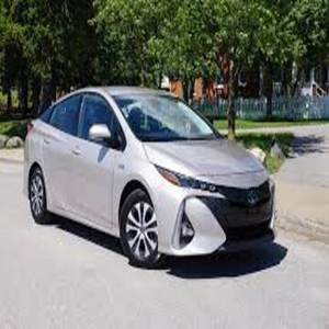 Usado Toyota Prius Sedan EV eléctrico FWD caja de cambios automática Turbo motor R15 neumáticos asientos de cuero aleación de aluminio oscuro para la venta - Product Image 5