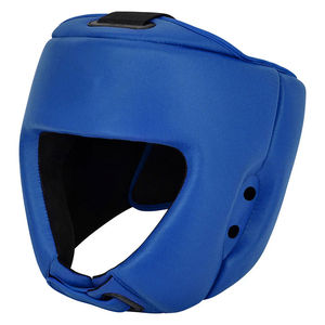 Casque de boxe OEM en cuir protège-tête MMA équipement de combat avec logo personnalisé protection de la tête casques de protection pour enfants pour unisexe - Product Image 1
