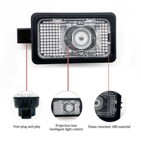Venta al por mayor para Honda Accord 11th Generation INSPIRE Icon proyector de luz LED luces de puerta de coche Ghost Shadow nuevos accesorios de coche
