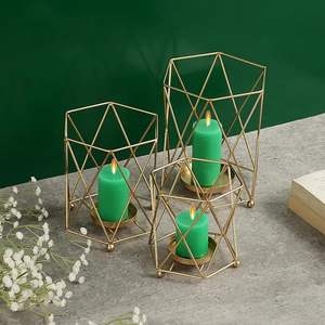 Wholesale Price Home Decoration Metal Gold Plated Votive <b>Holder</b> <b>Lantern</b> Metal <b>Candle</b> Votive <b>Holder</b> - Product Image 2