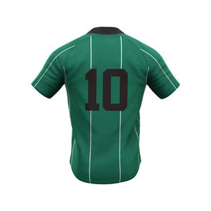 ชุดเบสบอลผ้าตาข่ายแบบสวมใส่สบาย ดีไซน์ใหม่ คุณภาพสูง ปักลายเฉพาะตัว รุ่นครึ่งแขน - Product Image 4