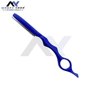 Rasoir professionnel de salon pour le toilettage personnel, rasoir manuel léger en argent pour l'amincissement avec poignée ergonomique - Product Image 4