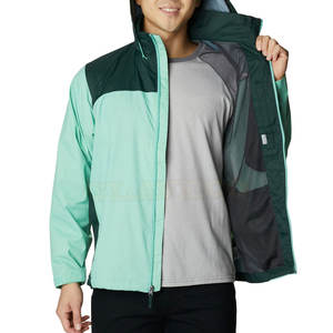 Elegante chaqueta de lluvia High Street Collar con capucha de material premium de la mejor calidad para actividades de Primavera al aire libre - Product Image 2