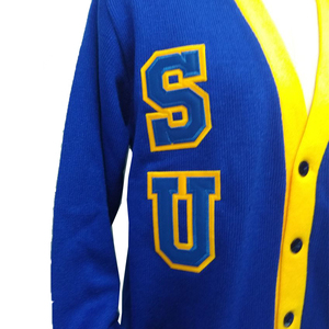 Custom Southern University AM College Blue <b>Cardigan</b> <b>Sweaters</b> - Product Image 4
