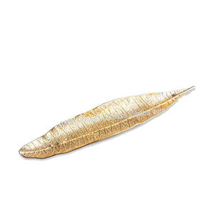 Quemador de incienso de fragancia natural Diseño de metal fresco Soporte de varilla de incienso Diseño de metal de latón con acabado pulido brillante - Product Image 1