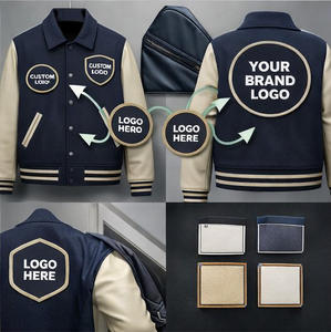 Fabricant de vestes universitaires personnalisées OEM, étiquette privée, corps en laine, manches en cuir, vestes Letterman, commande en gros avec patch en chenille - Product Image 4