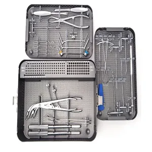 Juego de Instrumentos Quirúrgicos Ortopédicos Profesionales Reutilizables de Acero Inoxidable de Grado Hospitalario - Product Image 1
