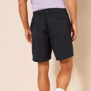 Pantalones cortos deportivos de secado rápido de alta elasticidad 2 en 1 con cintura elástica y bolsillo lateral para correr - Product Image 2