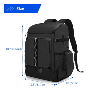 กระเป๋าไม้เบสบอลใหม่ล่าสุดกระเป๋าเป้สะพายหลังไม้ซอฟต์บอลสำหรับทีมออกแบบโลโก้ได้ตามต้องการ - Product Image 6