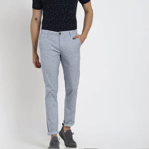 Pantalones chinos de estilo retro para hombre del fabricante de Pakistán corte recto de calle hecho de tela de algodón - Product Image 4