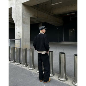 Noir Vietnam Vêtements Unisexe Denim XS 2XL Taille INDIGO LARGE JEAN DROIT Coton Unisexe Denim Jeans Homme - Product Image 6