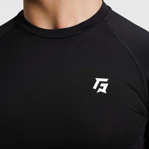 Camisetas Interiores de Compresión de Manga Larga Negras para Hombre GA - Product Image 6