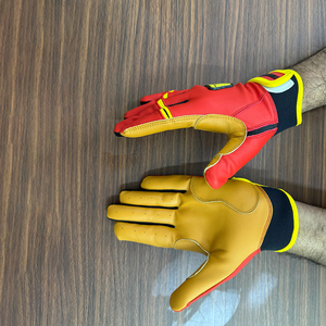 Gants de frappeur de baseball en cuir véritable Gant de batte pour jeunes adultes Gant de batte professionnel pour hommes et femmes Gant de softball sur mesure - Product Image 3