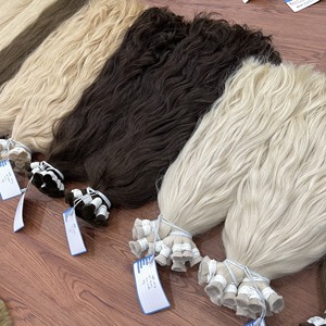 100% russe remy extensions de cheveux humains couleur cheveux vague naturelle meilleure qualité prix de gros Vietnam usine - Product Image 1