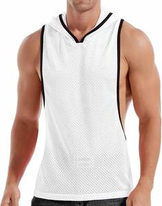 <b>Men</b> sports <b>vest</b> sleeveless <b>gym</b> workout tank top breathable quick dry fitness activewear for running and training - Product Image 3
