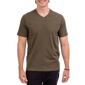 Camisetas de Cuello en V para Hombre, Manga Corta, 100% Algodón, 180 GSM, para Verano, Color Sólido Personalizado, Calidad Premium, al por Mayor, de BD - Product Image 6