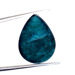 Cabujón de Granidierita AAA+ de 14x19 mm, Forma de Pera, Liso, Natural, Extremadamente Raro, Piedra Semipreciosa, Parte Trasera Plana, para Joyería - Product Image 3