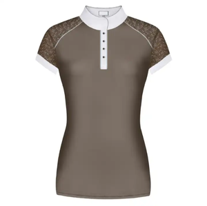 Hauts d'équitation unisexes à manches longues, extensibles, anti-UV, vente en gros, sous-vêtements de base légers, respirants et écologiques pour l'équitation féminine - Product Image 4
