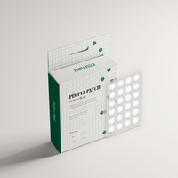 Patchs hydrocolloïdes de marque privée contre l'acné du fabricant coréen pour la guérison du nez et des yeux pour le visage